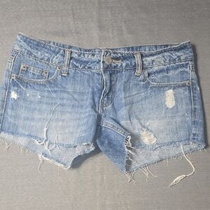 Distressed Denim Women's Shorts